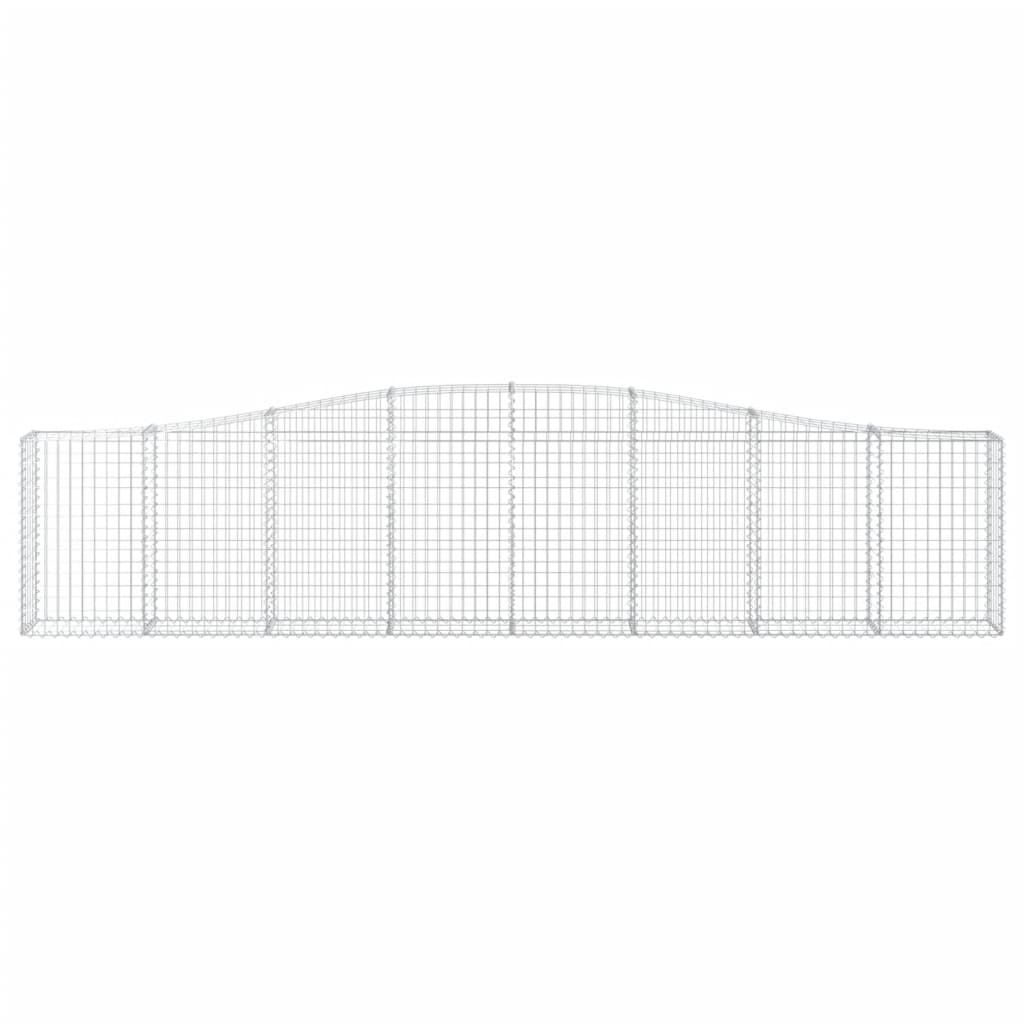 8720845564001_g_en_hd_2 vidaXL Arched Gabion Baskets 6 pcs 400x30x80/100 cm Galvanised Iron - Image 4