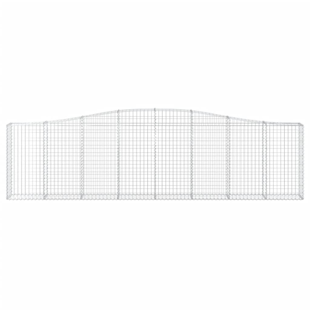 8720845564094_g_en_hd_2 vidaXL Arched Gabion Baskets 2 pcs 400x30x100/120 cm Galvanised Iron - Image 4