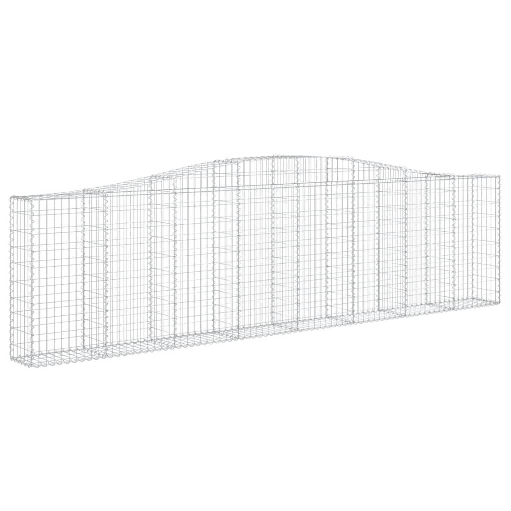 8720845564131_g_en_hd_1 vidaXL Arched Gabion Baskets 6 pcs 400x30x100/120 cm Galvanised Iron - Image 3