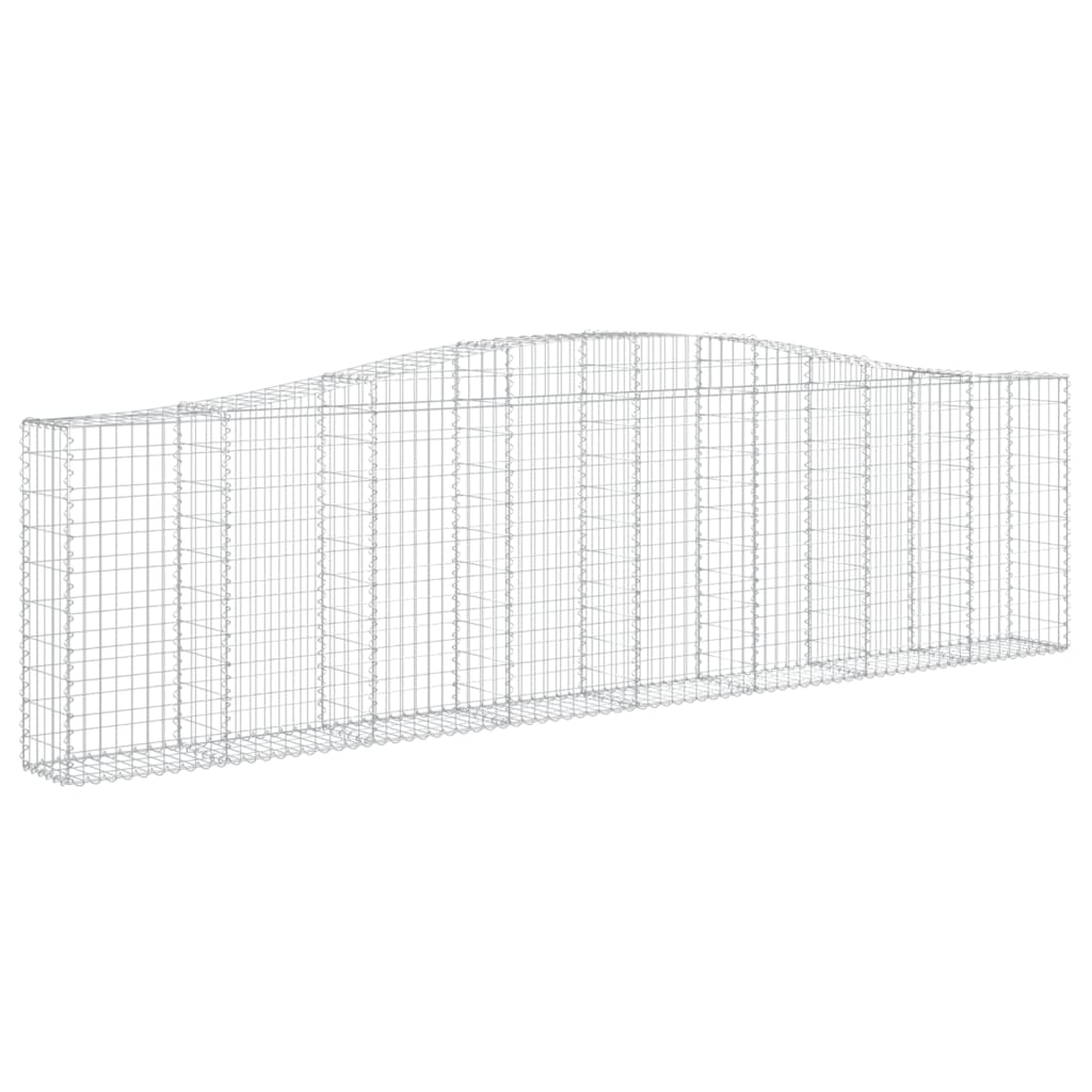 8720845564148_g_en_hd_1 vidaXL Arched Gabion Baskets 7 pcs 400x30x100/120 cm Galvanised Iron - Image 3