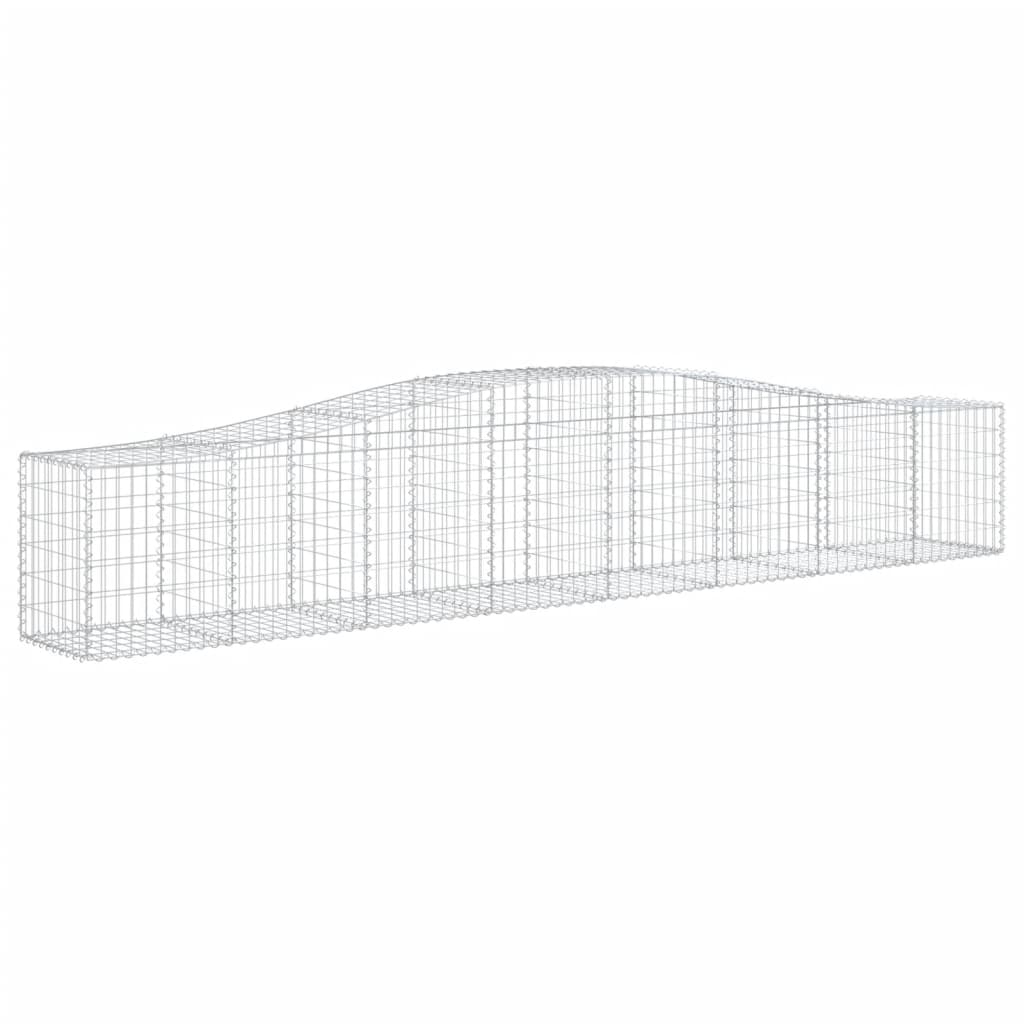 8720845565152_g_en_hd_1 vidaXL Arched Gabion Baskets 4 pcs 400x50x60/80 cm Galvanised Iron - Image 3