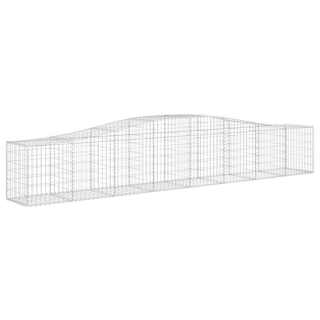 8720845565169_g_en_hd_1 vidaXL Arched Gabion Baskets 5 pcs 400x50x60/80 cm Galvanised Iron - Image 3