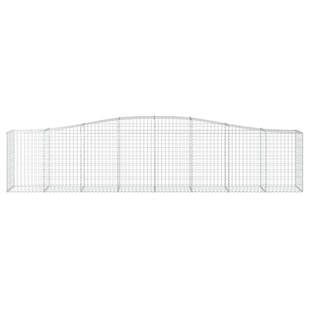 8720845565275_g_en_hd_2 vidaXL Arched Gabion Baskets 3 pcs  400x50x80/100 cm Galvanised Iron - Image 4