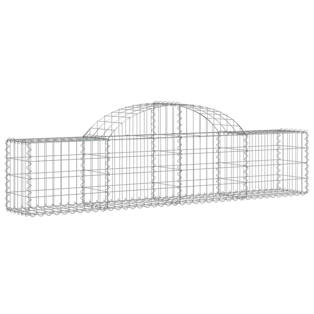 8720845566302_g_en_hd_1 vidaXL Arched Gabion Baskets 2 pcs 200x30x40/60 cm Galvanised Iron - Image 3