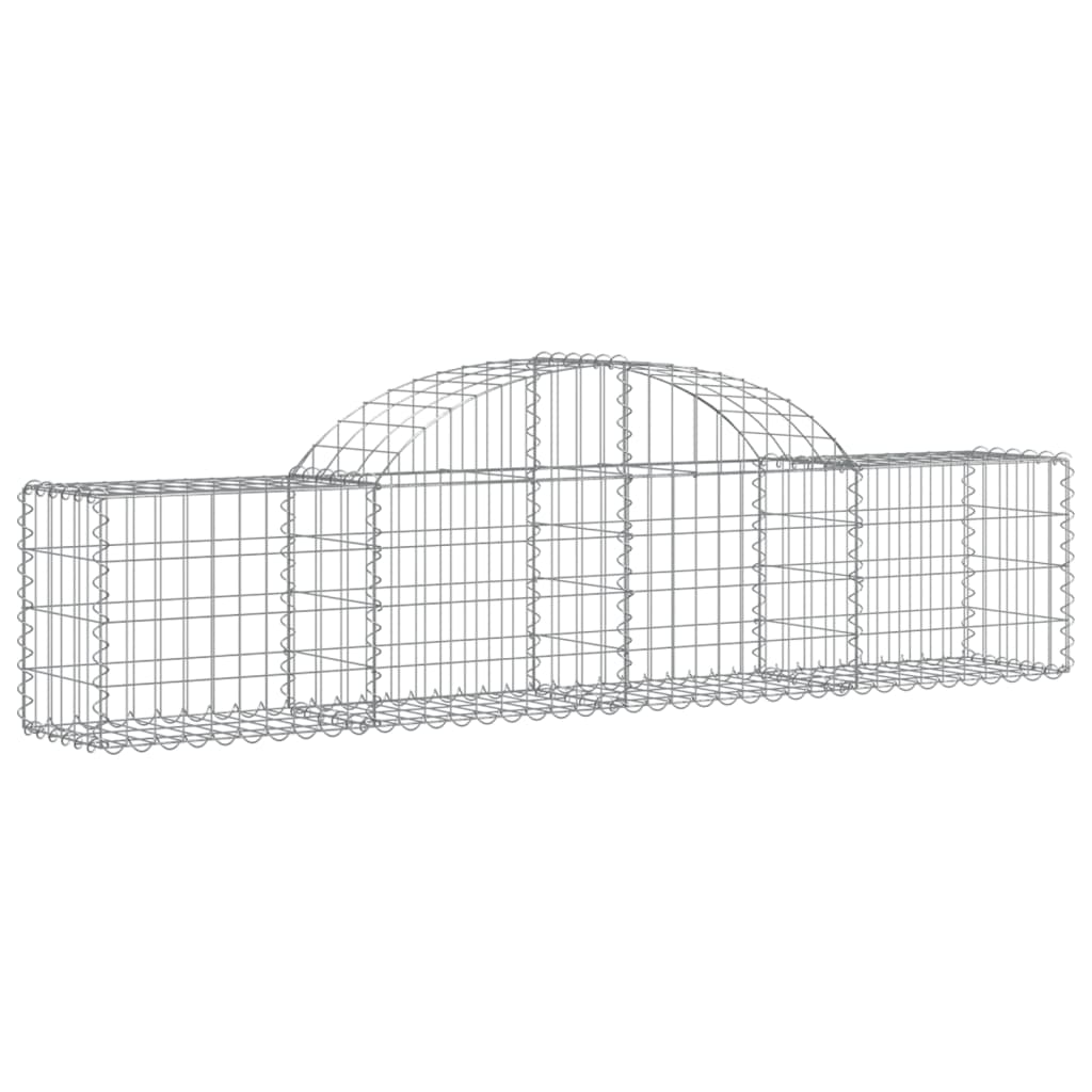 8720845566319_g_en_hd_1 vidaXL Arched Gabion Baskets 3 pcs 200x30x40/60 cm Galvanised Iron - Image 3