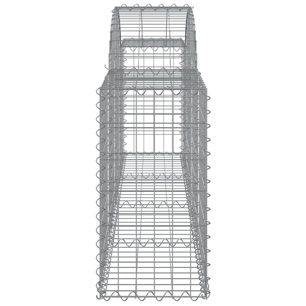 8720845566517_g_en_hd_3 vidaXL Arched Gabion Baskets 2 pcs 200x30x60/80 cm Galvanised Iron - Image 5
