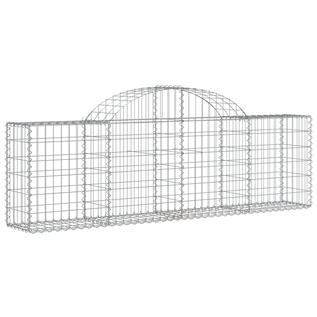 8720845566524_g_en_hd_1 vidaXL Arched Gabion Baskets 3 pcs 200x30x60/80 cm Galvanised Iron - Image 3