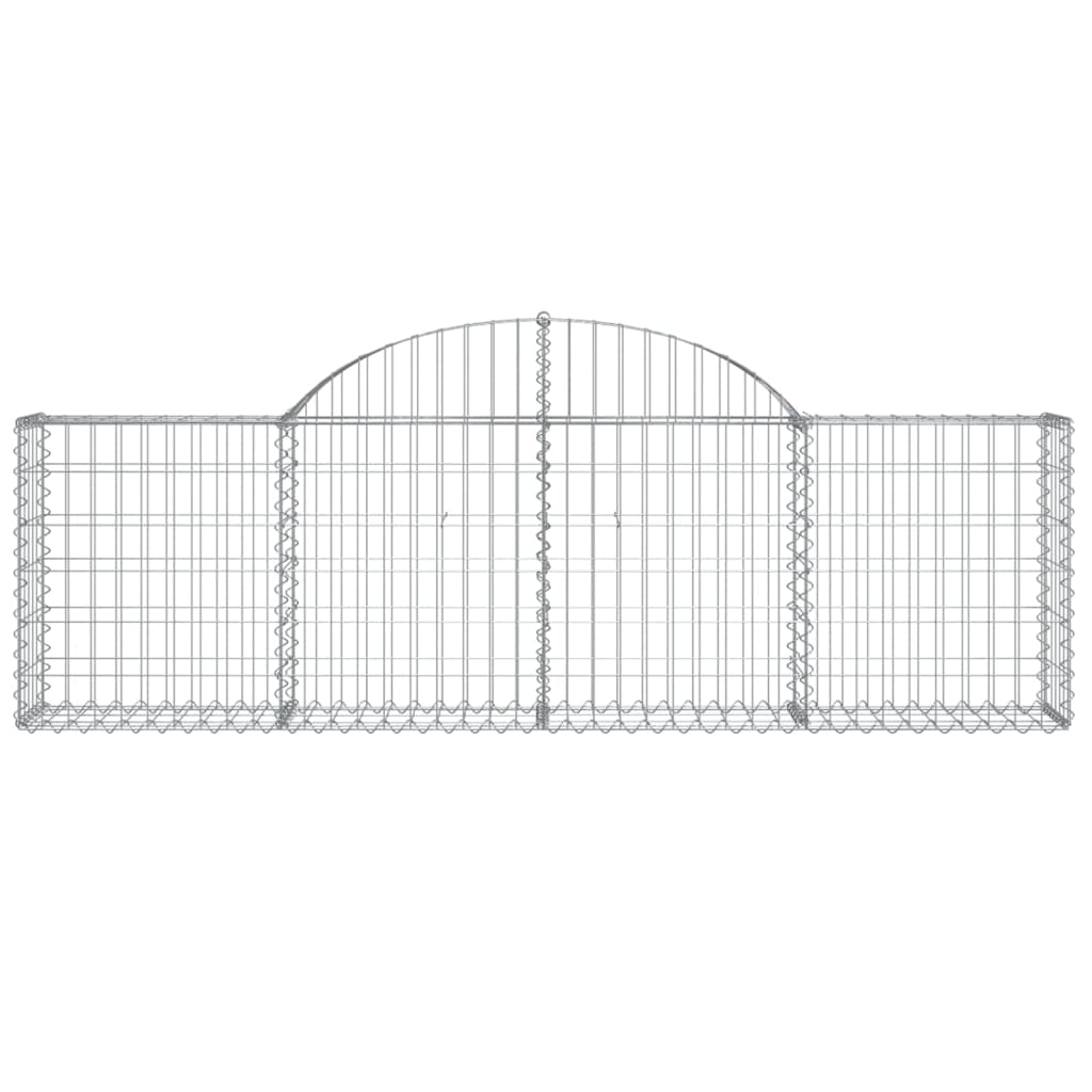 8720845566524_g_en_hd_2 vidaXL Arched Gabion Baskets 3 pcs 200x30x60/80 cm Galvanised Iron - Image 4