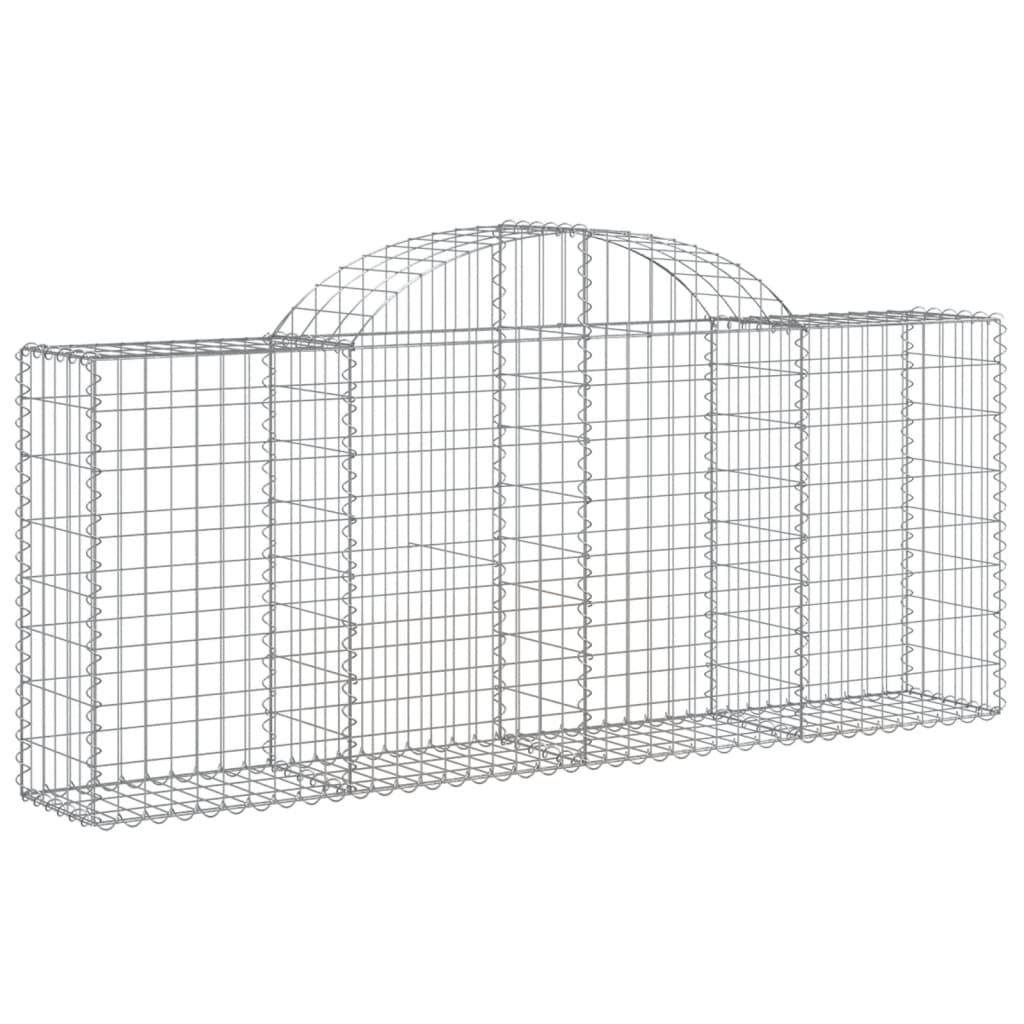 8720845566739_g_en_hd_1 vidaXL Arched Gabion Baskets 3 pcs 200x30x80/100 cm Galvanised Iron - Image 3