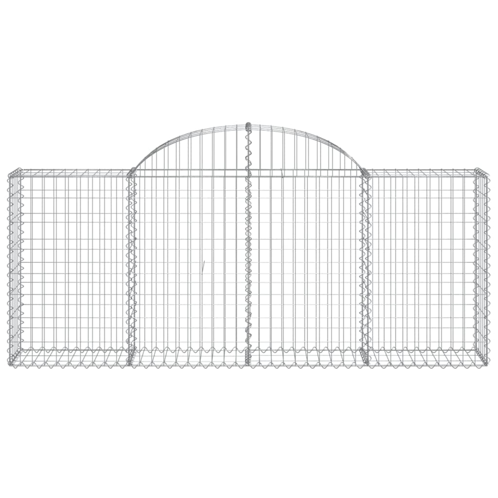 8720845566739_g_en_hd_2 vidaXL Arched Gabion Baskets 3 pcs 200x30x80/100 cm Galvanised Iron - Image 4