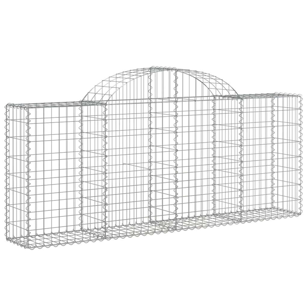 8720845566784_g_en_hd_1 vidaXL Arched Gabion Baskets 8 pcs 200x30x80/100 cm Galvanised Iron - Image 3