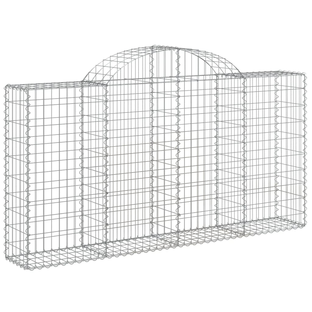 8720845566951_g_en_hd_1 vidaXL Arched Gabion Baskets 4 pcs 200x30x100/120 cm Galvanised Iron - Image 3