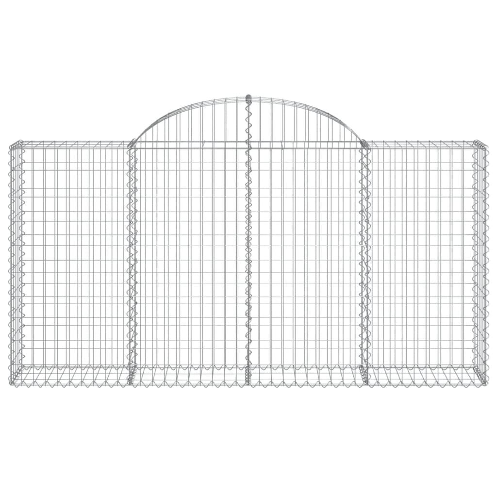 8720845566951_g_en_hd_2 vidaXL Arched Gabion Baskets 4 pcs 200x30x100/120 cm Galvanised Iron - Image 4