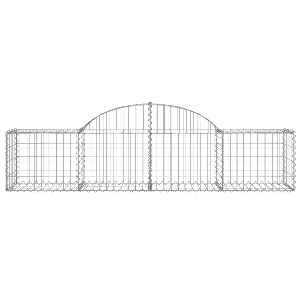 8720845568405_g_en_hd_2 vidaXL Arched Gabion Baskets 2 pcs 200x50x40/60 cm Galvanised Iron - Image 4