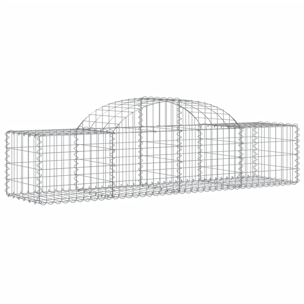 8720845568429_g_en_hd_1 vidaXL Arched Gabion Baskets 4 pcs 200x50x40/60 cm Galvanised Iron - Image 3