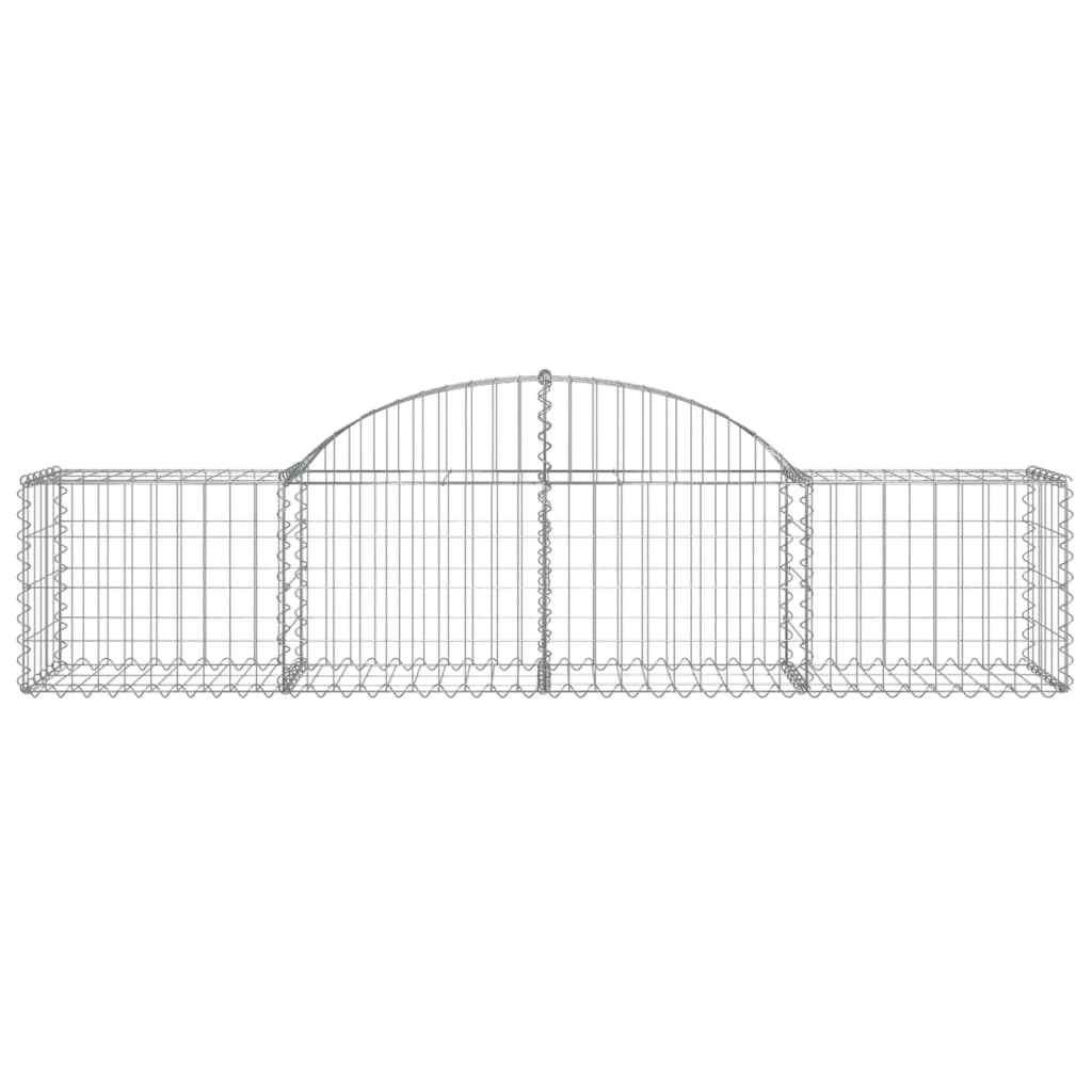8720845568429_g_en_hd_2 vidaXL Arched Gabion Baskets 4 pcs 200x50x40/60 cm Galvanised Iron - Image 4