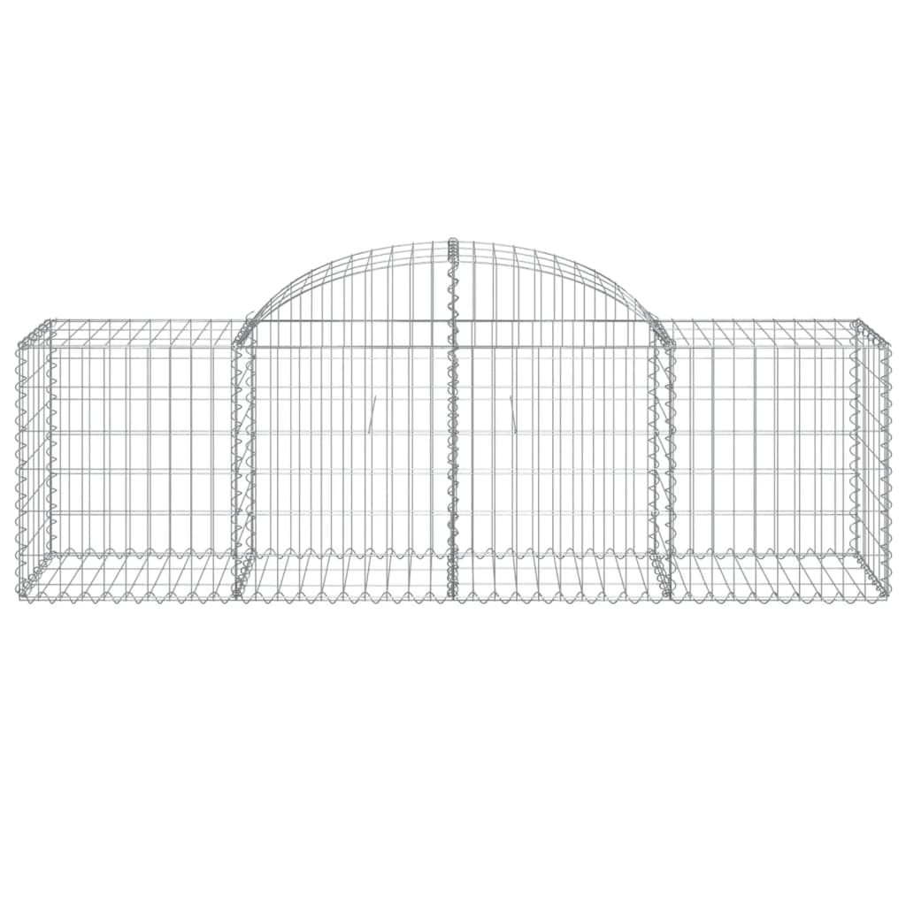 8720845568610_g_en_hd_2 vidaXL Arched Gabion Baskets 2 pcs 200x50x60/80 cm Galvanised Iron - Image 4