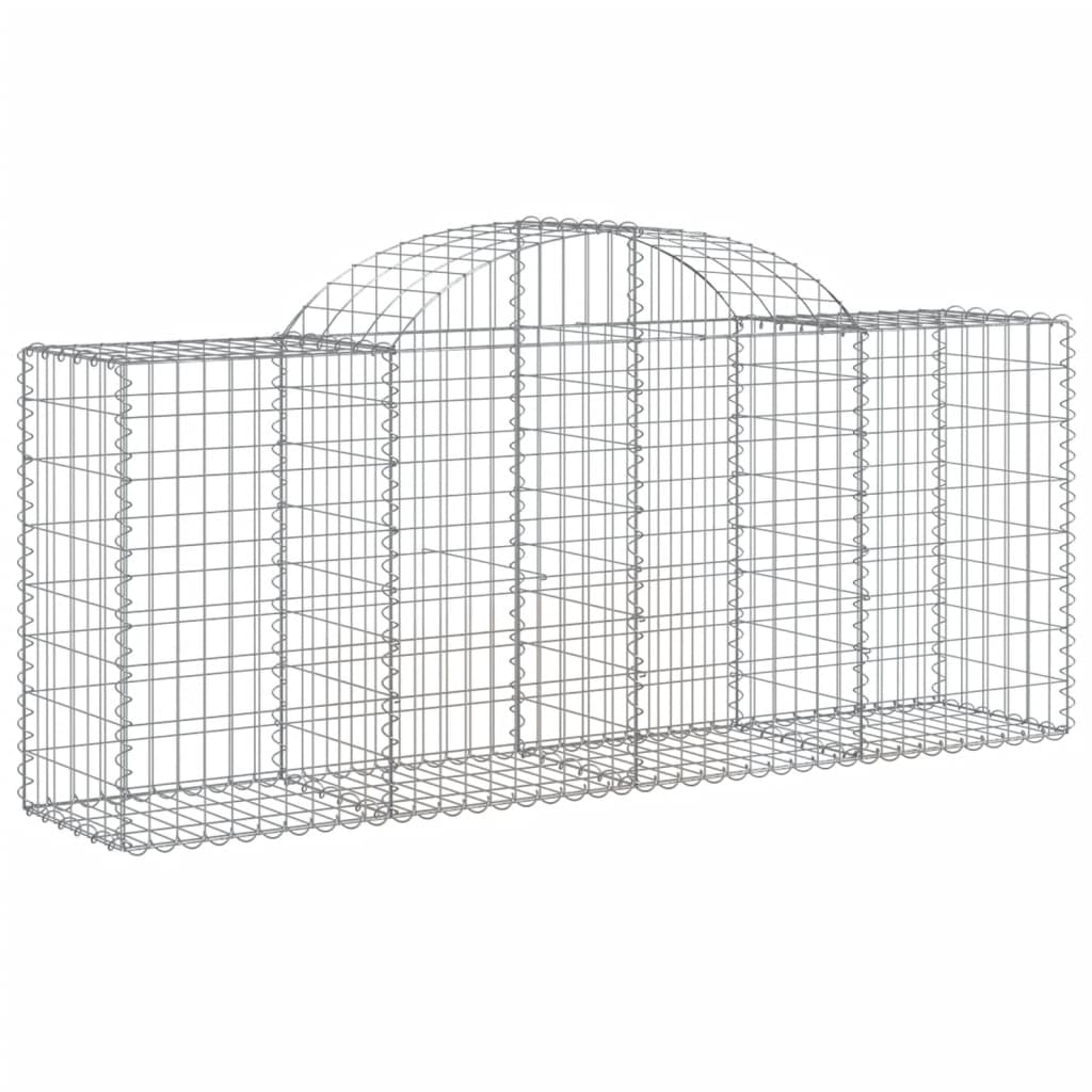 8720845568849_g_en_hd_1 vidaXL Arched Gabion Baskets 4 pcs 200x50x80/100 cm Galvanised Iron - Image 3