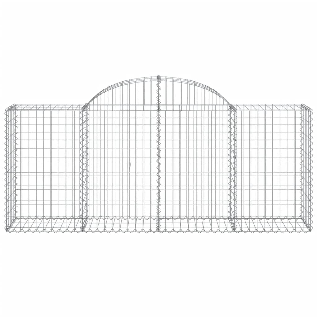 8720845568849_g_en_hd_2 vidaXL Arched Gabion Baskets 4 pcs 200x50x80/100 cm Galvanised Iron - Image 4