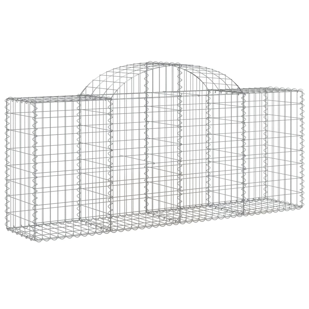 8720845568924_g_en_hd_1 vidaXL Arched Gabion Baskets 12 pcs 200x50x80/100 cm Galvanised Iron - Image 3
