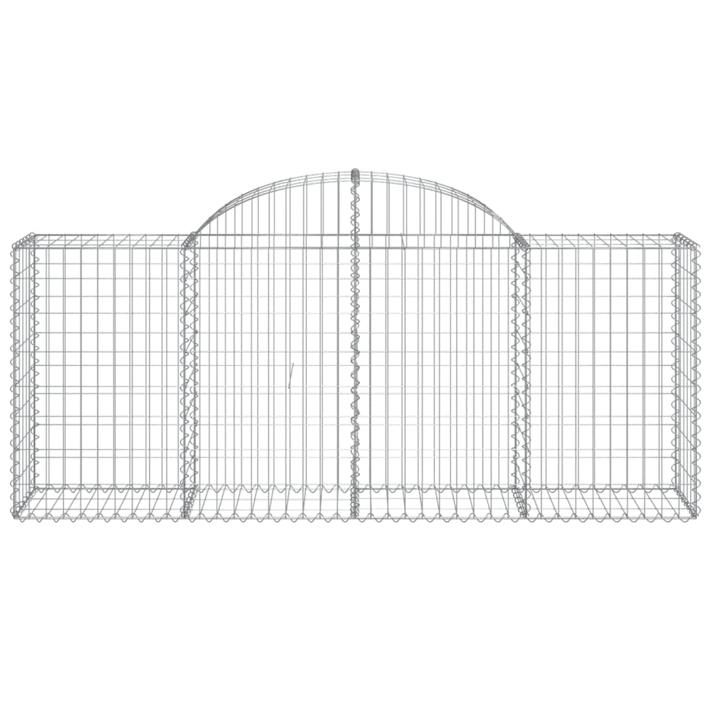 8720845568924_g_en_hd_2 vidaXL Arched Gabion Baskets 12 pcs 200x50x80/100 cm Galvanised Iron - Image 4