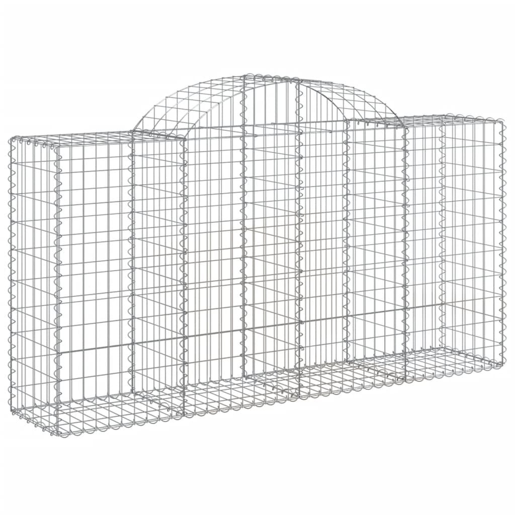 8720845569044_g_en_hd_1 vidaXL Arched Gabion Baskets 3 pcs 200x50x100/120 cm Galvanised Iron - Image 3