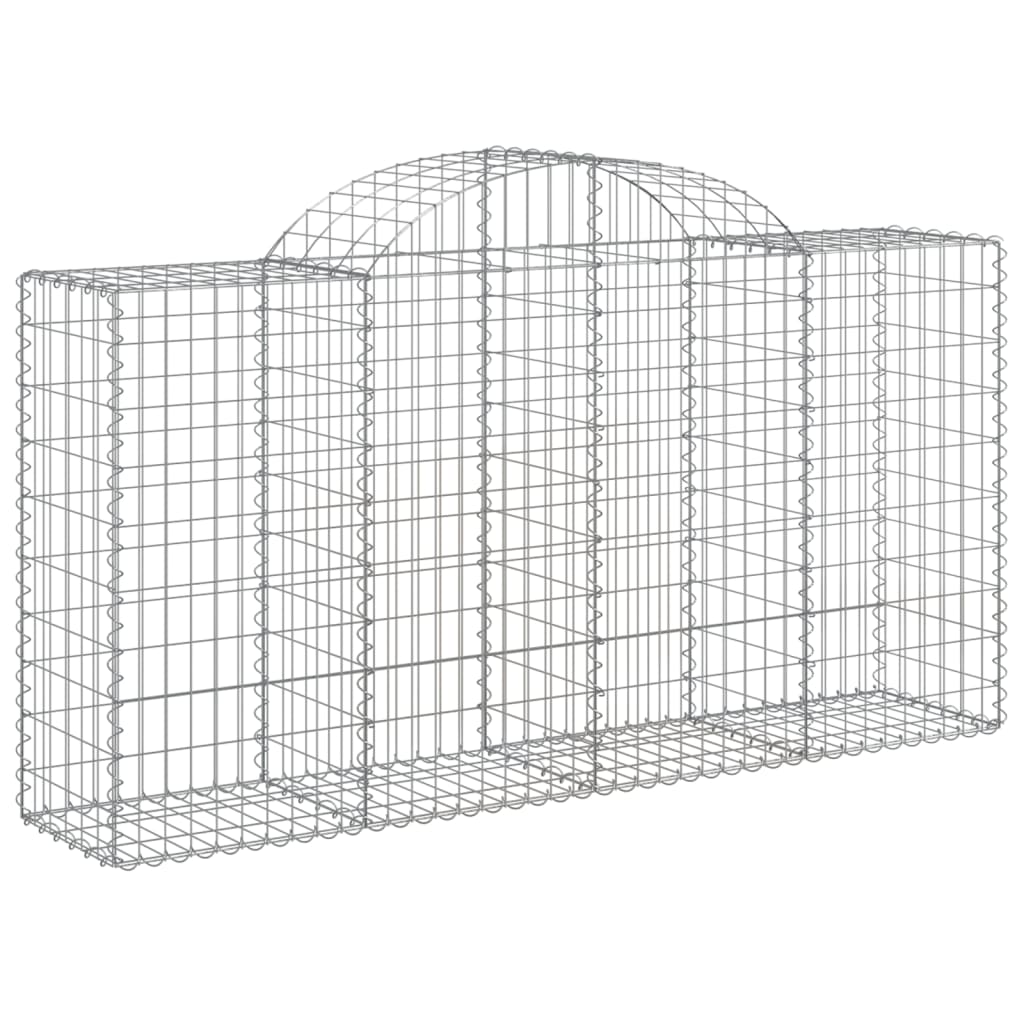 8720845569051_g_en_hd_1 vidaXL Arched Gabion Baskets 4 pcs 200x50x100/120 cm Galvanised Iron - Image 3