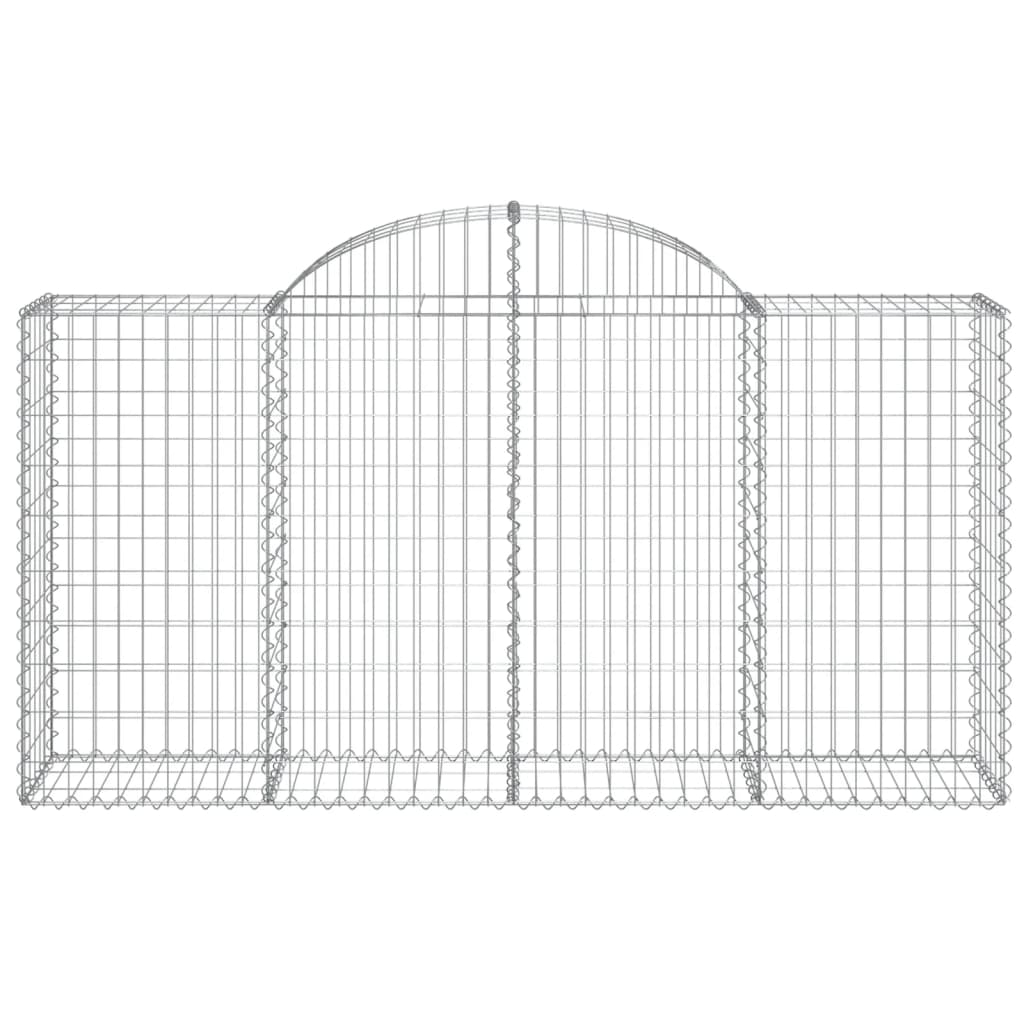 8720845569051_g_en_hd_2 vidaXL Arched Gabion Baskets 4 pcs 200x50x100/120 cm Galvanised Iron - Image 4