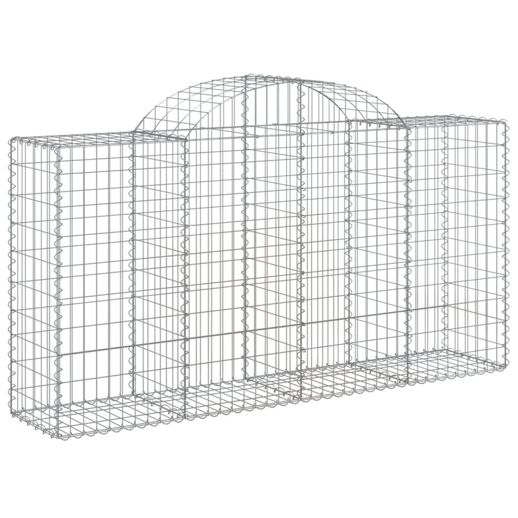 8720845569136_g_en_hd_1 vidaXL Arched Gabion Baskets 12 pcs 200x50x100/120 cm Galvanised Iron - Image 3