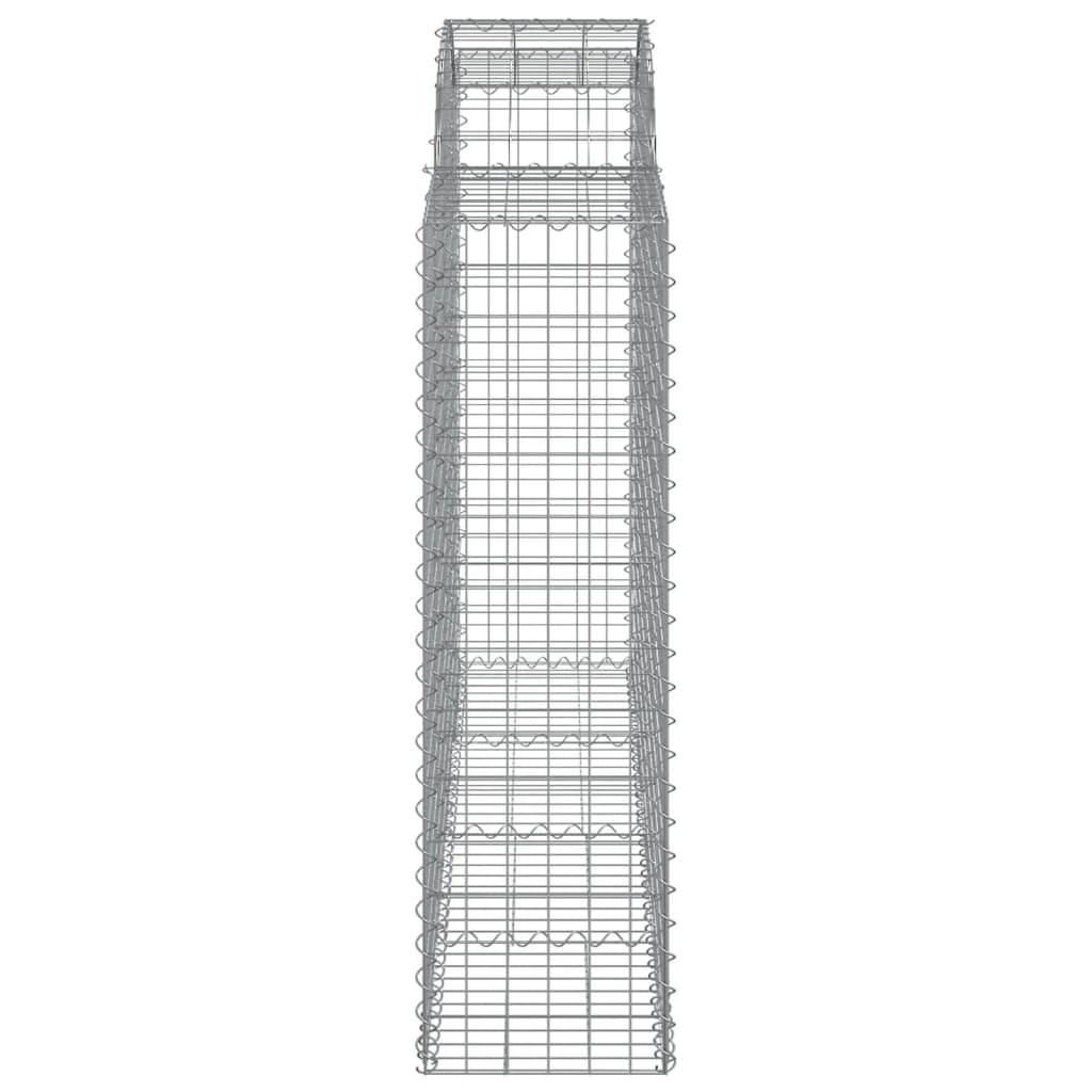 8720845569457_g_en_hd_3 vidaXL Arched Gabion Baskets 2 pcs 200x50x140/160 cm Galvanised Iron - Image 5