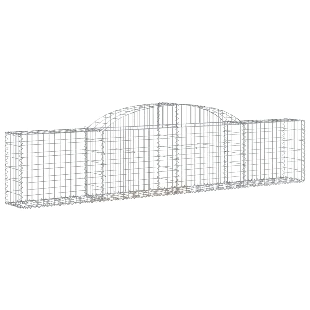 8720845570682_g_en_hd_1 vidaXL Arched Gabion Baskets 2 pcs 300x30x60/80 cm Galvanised Iron - Image 3