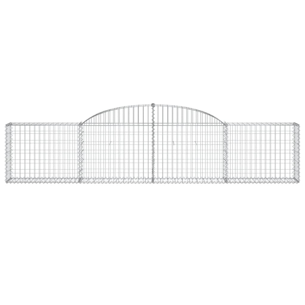8720845570699_g_en_hd_2 vidaXL Arched Gabion Baskets 3 pcs 300x30x60/80 cm Galvanised Iron - Image 4