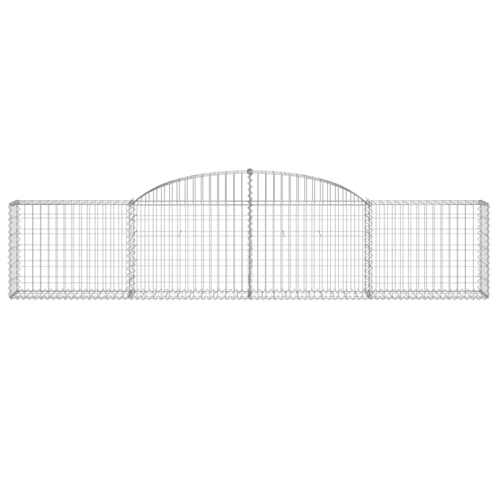 8720845570705_g_en_hd_2 vidaXL Arched Gabion Baskets 4 pcs 300x30x60/80 cm Galvanised Iron - Image 4