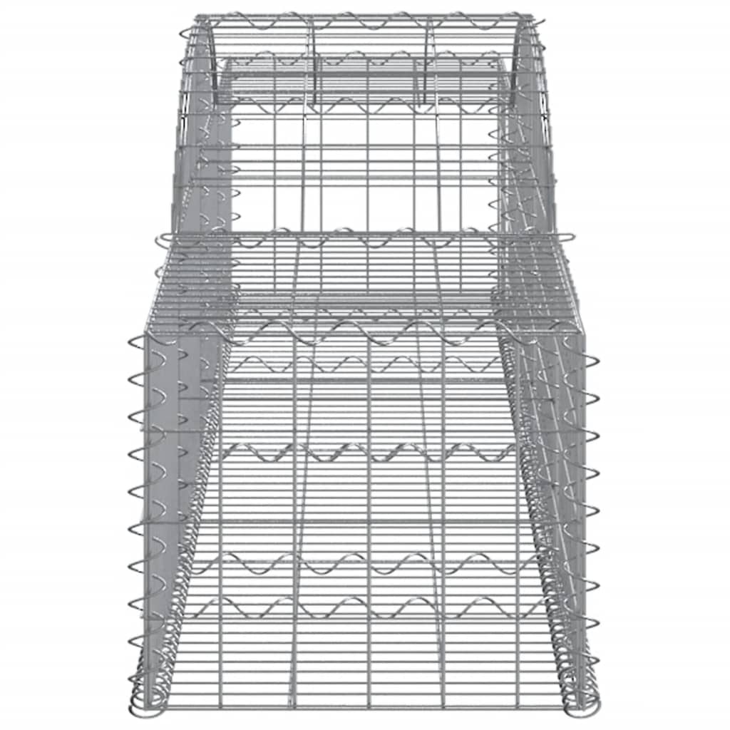 8720845572327_g_en_hd_3 vidaXL Arched Gabion Baskets 4 pcs 300x50x40/60 cm Galvanised Iron - Image 5