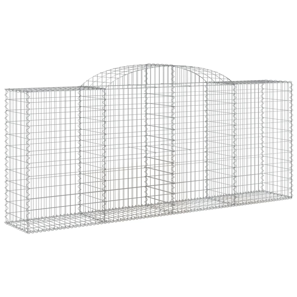 8720845573027_g_en_hd_1 vidaXL Arched Gabion Baskets 2 pcs 300x50x120/140 cm Galvanised Iron - Image 3