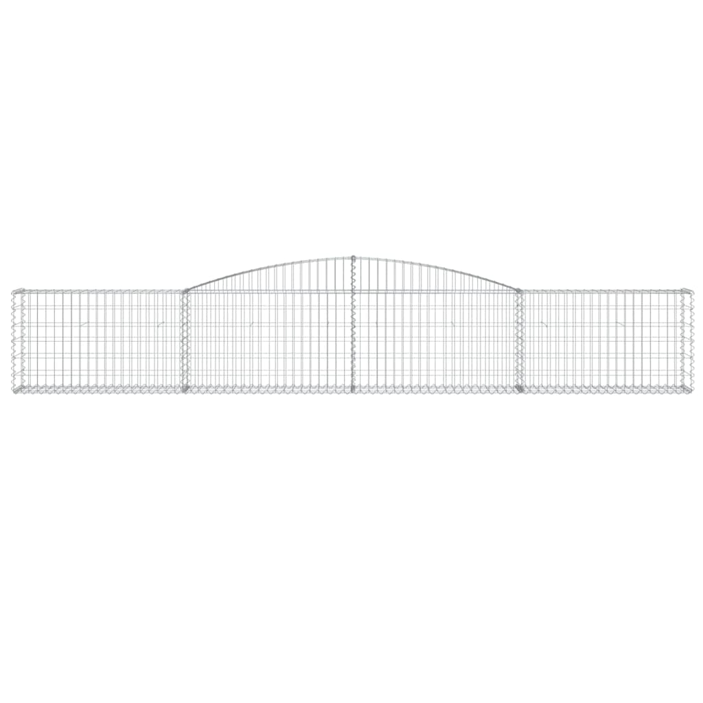 8720845574239_g_en_hd_2 vidaXL Arched Gabion Baskets 2 pcs 400x30x60/80 cm Galvanised Iron - Image 4