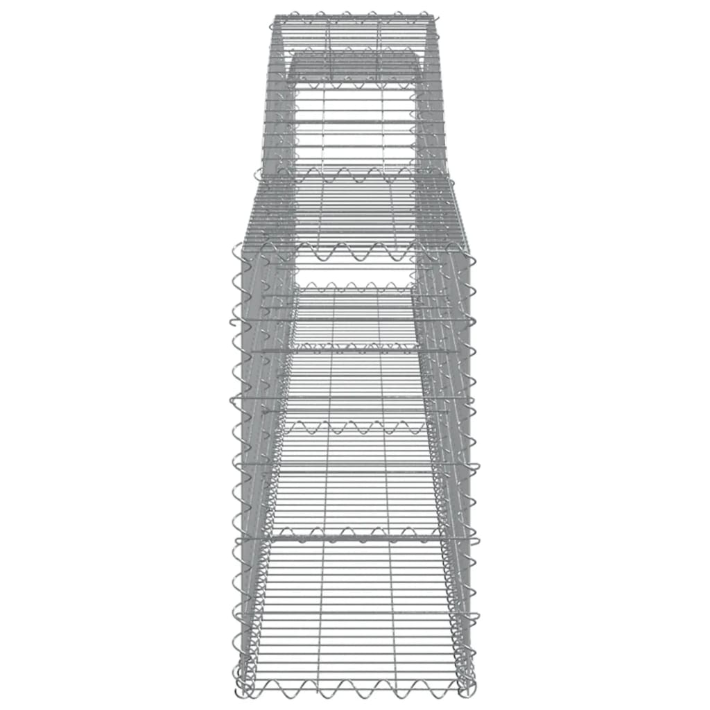 8720845574239_g_en_hd_3 vidaXL Arched Gabion Baskets 2 pcs 400x30x60/80 cm Galvanised Iron - Image 5