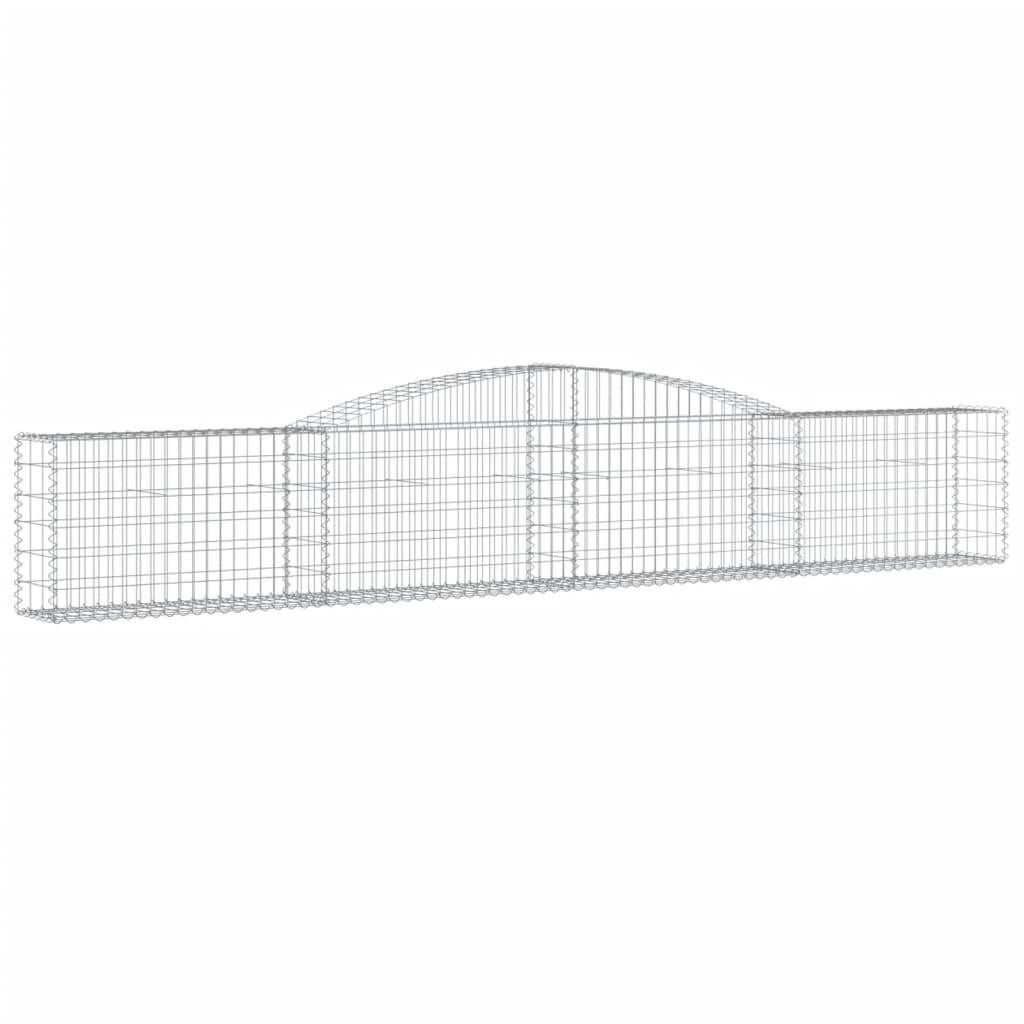 8720845574246_g_en_hd_1 vidaXL Arched Gabion Baskets 3 pcs 400x30x60/80 cm Galvanised Iron - Image 3