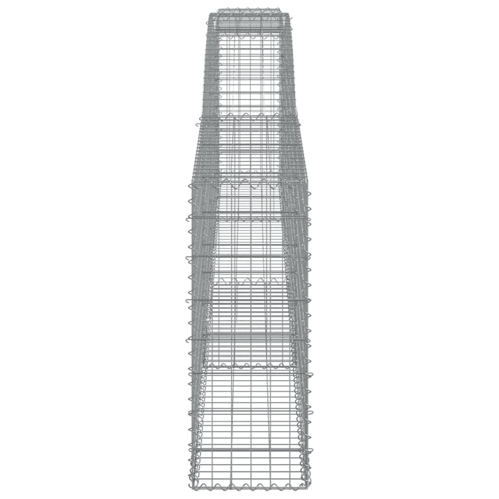8720845574383_g_en_hd_3 vidaXL Arched Gabion Baskets 4 pcs 400x30x80/100 cm Galvanised Iron - Image 5