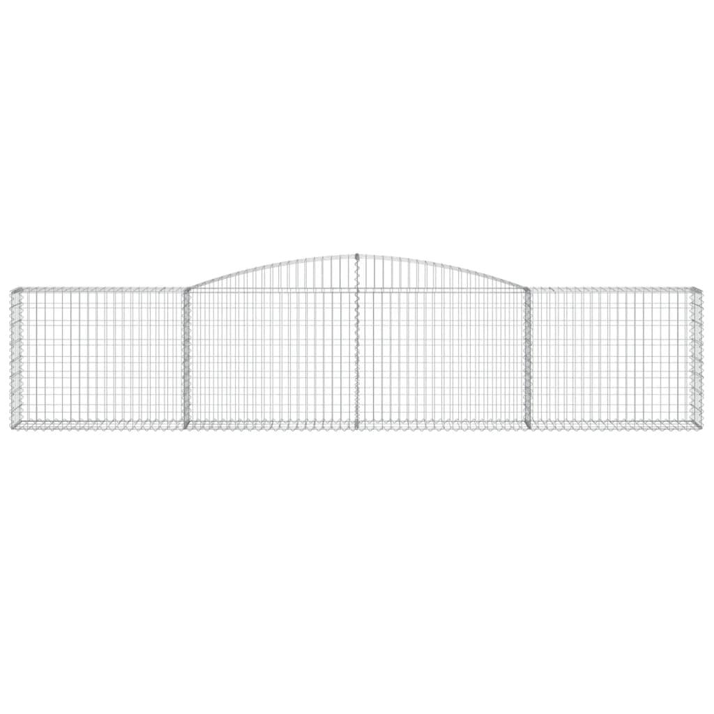 8720845574406_g_en_hd_2 vidaXL Arched Gabion Baskets 6 pcs 400x30x80/100 cm Galvanised Iron - Image 4