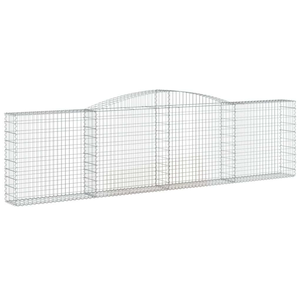 8720845574529_g_en_hd_1 vidaXL Arched Gabion Baskets 5 pcs 400x30x100/120 cm Galvanised Iron - Image 3