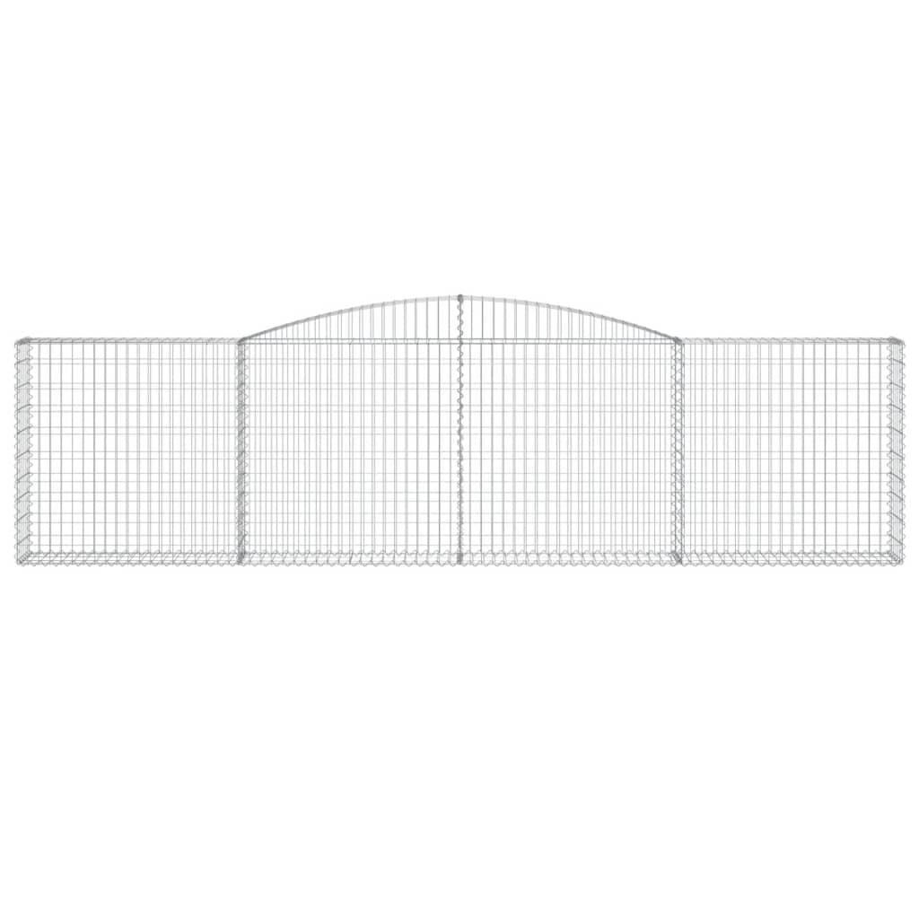 8720845574536_g_en_hd_2 vidaXL Arched Gabion Baskets 6 pcs 400x30x100/120 cm Galvanised Iron - Image 4