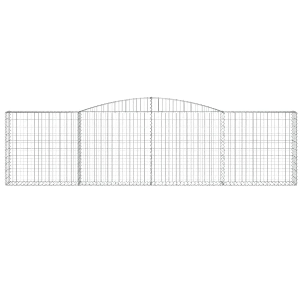 8720845574543_g_en_hd_2 vidaXL Arched Gabion Baskets 7 pcs 400x30x100/120 cm Galvanised Iron - Image 4