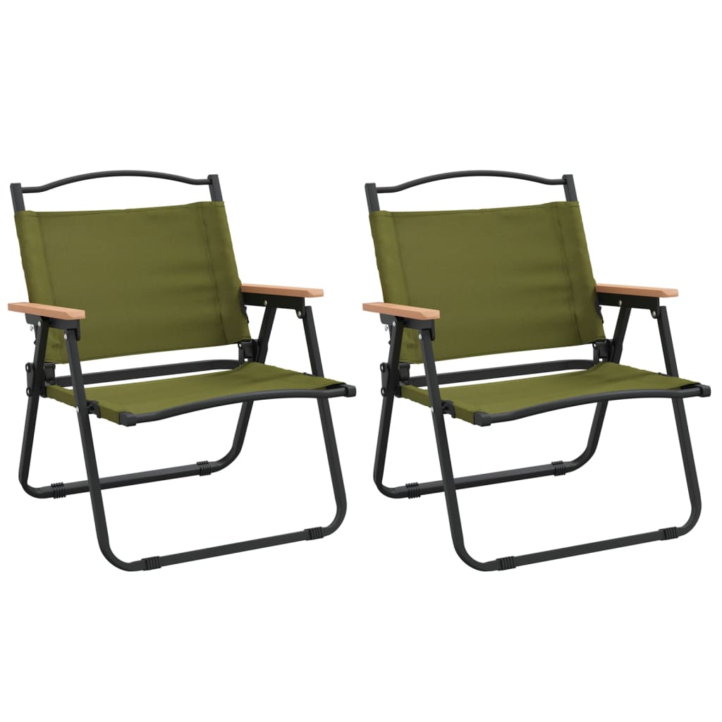 8720845577674_a_en_hd_1 vidaXL Camping Chairs 2 pcs Green 54x43x59 cm Oxford Fabric - Image 2