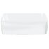 vidaXL Wash Basin White 48x37x13 cm Ceramic Rectangle - Image 4