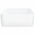 vidaXL Wash Basin White 48x37x13 cm Ceramic Rectangle - Image 5