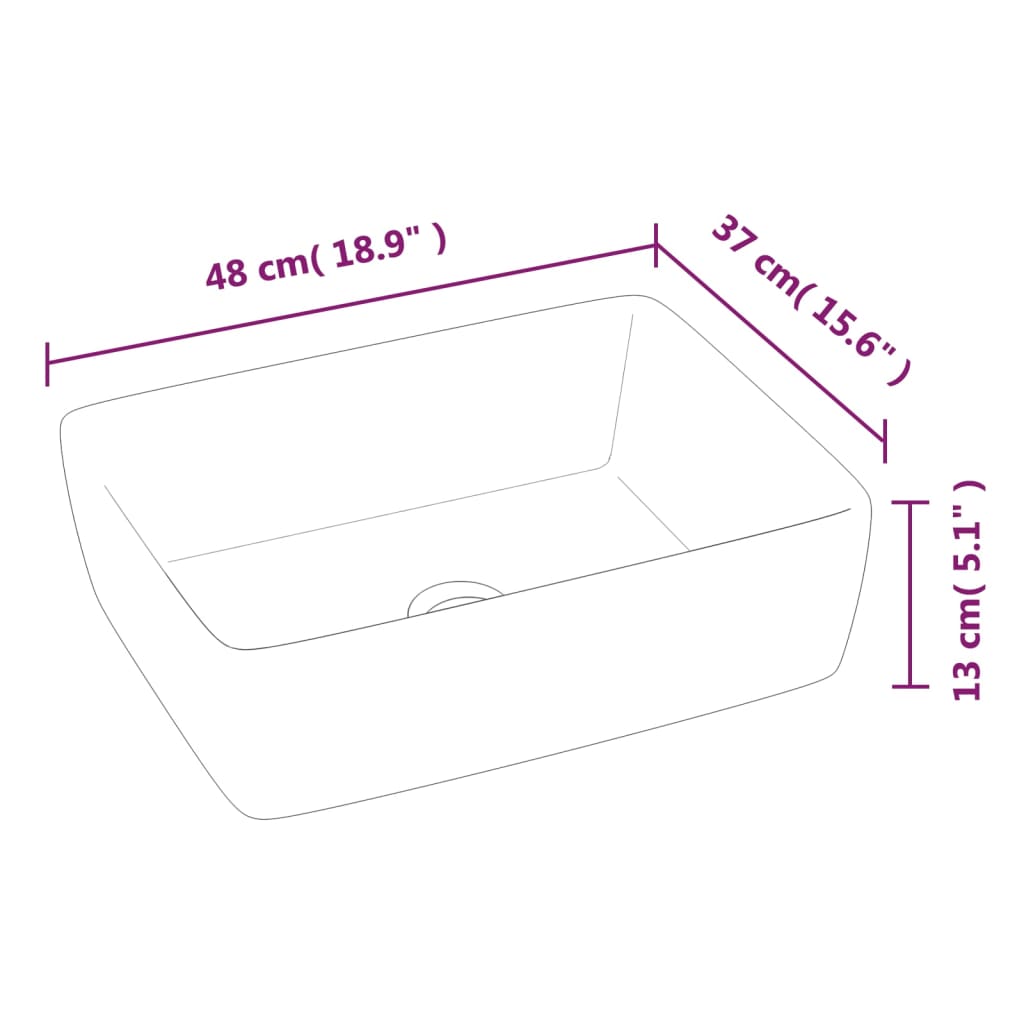 8720845577728_g_en_hd_6 vidaXL Wash Basin White 48x37x13 cm Ceramic Rectangle - Image 8