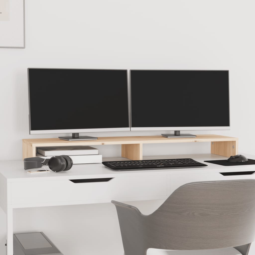 8720845579326_g_en_hd_1 vidaXL Monitor Stand 100x27x10 cm Solid Wood Pine - Image 4