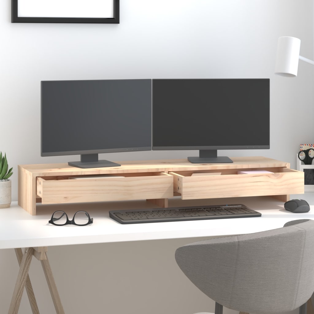 8720845579425_g_en_hd_1 vidaXL Monitor Stand 100x27x15 cm Solid Wood Pine - Image 4