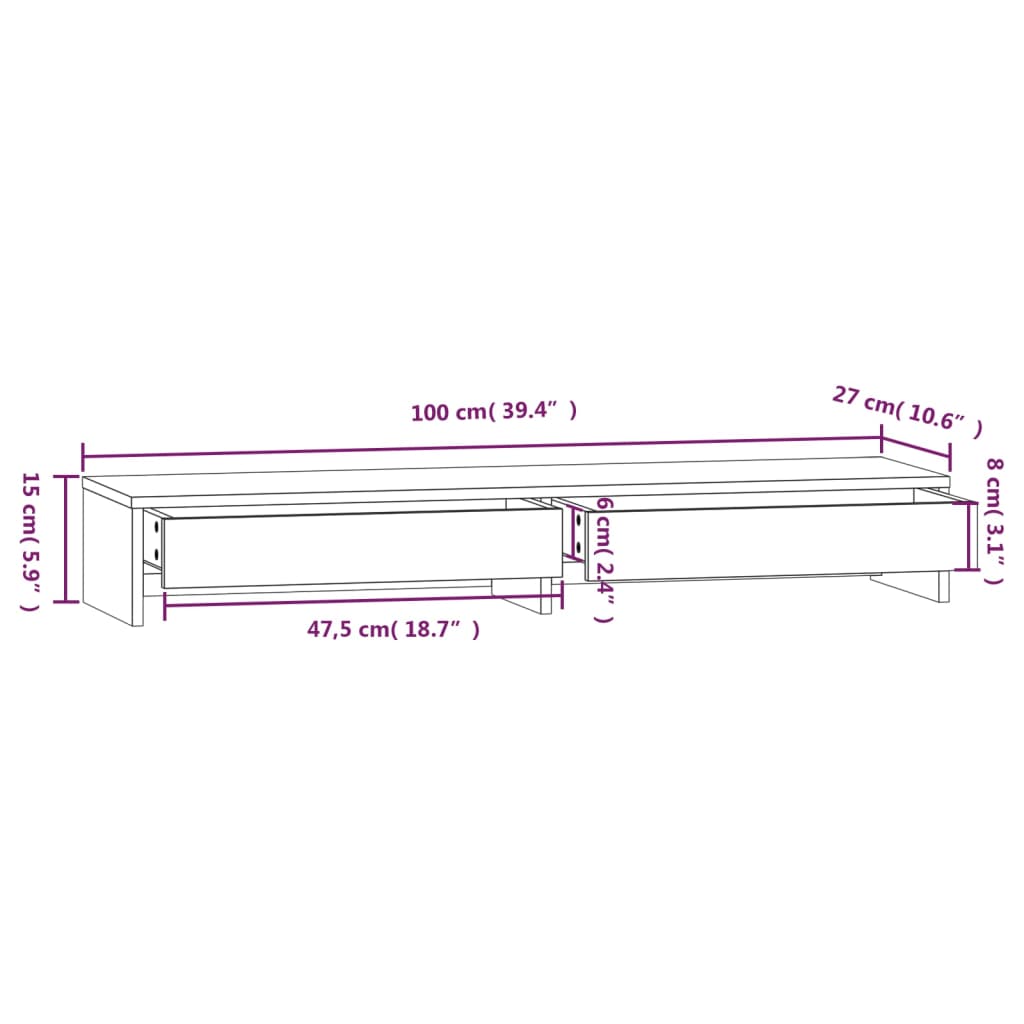 8720845579425_g_en_hd_7 vidaXL Monitor Stand 100x27x15 cm Solid Wood Pine - Image 10